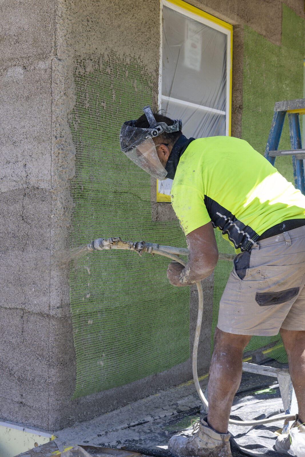 Natural building construction with hempcrete
