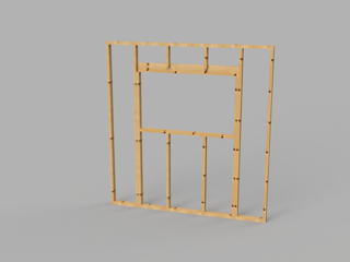 Stage 1: Timber frame structure